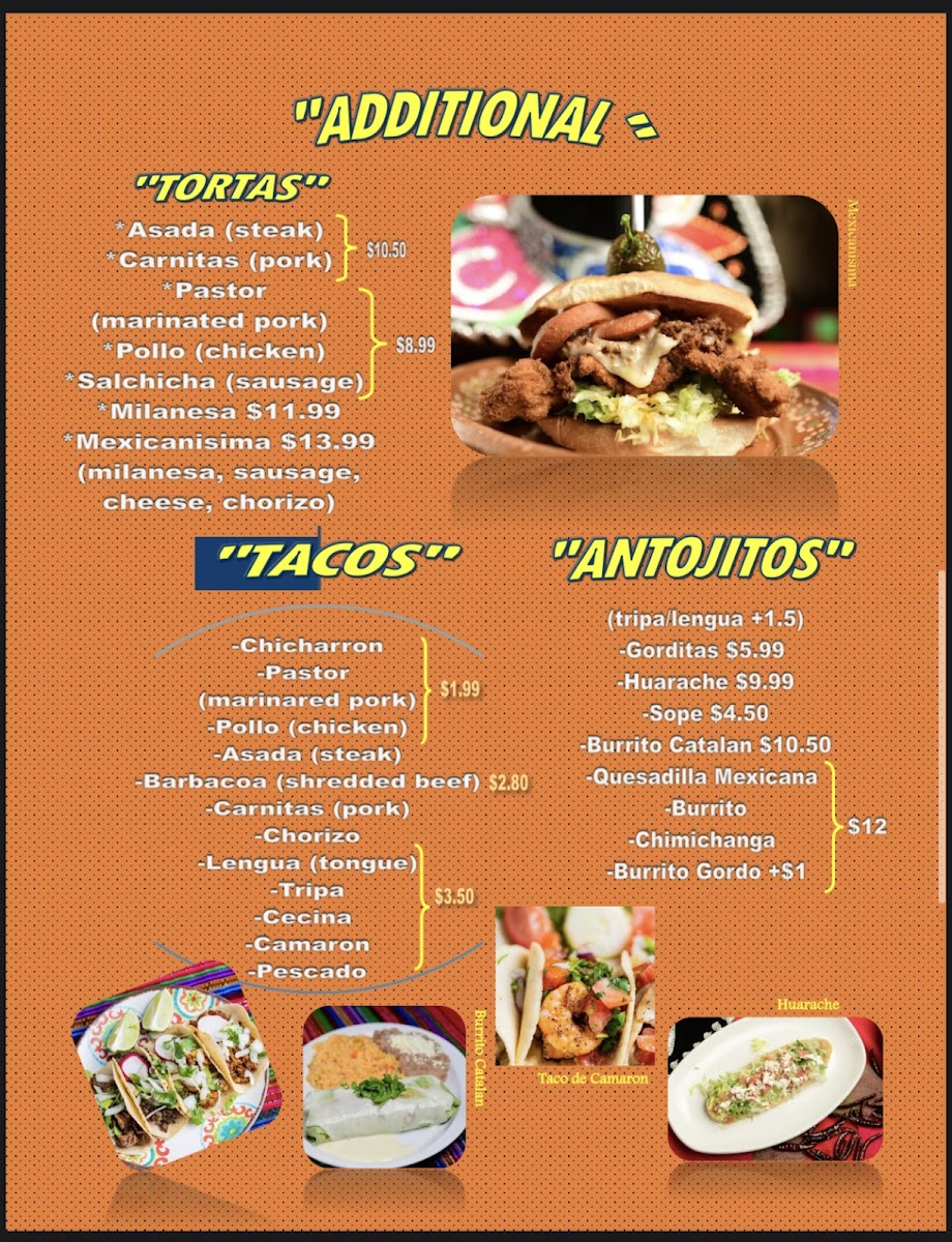 El Alacran Mexican food Menu - Image 2