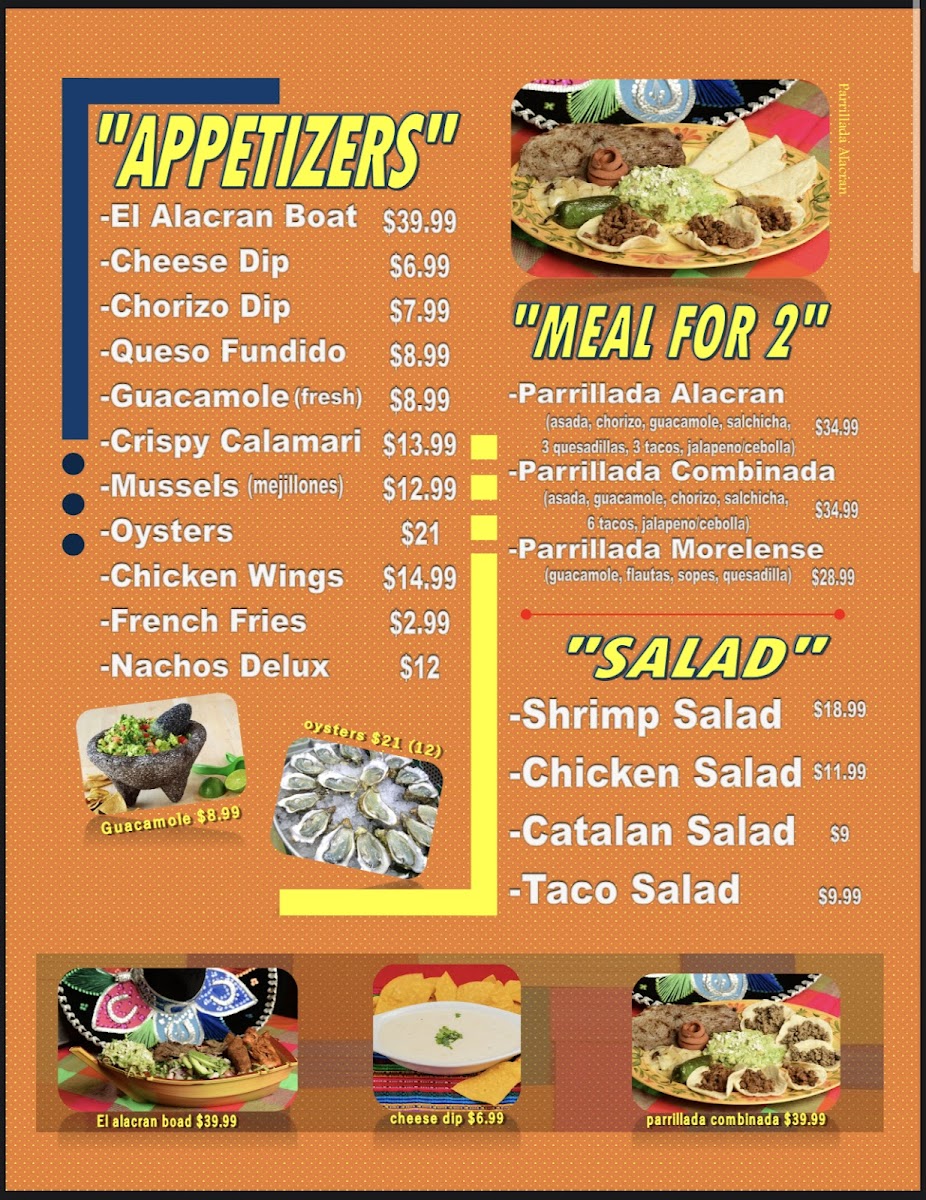 El Alacran Mexican food Menu - Image 5