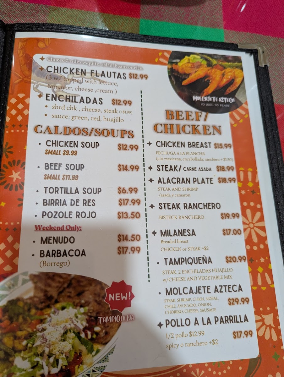 El Alacran Mexican food Menu - Image 6